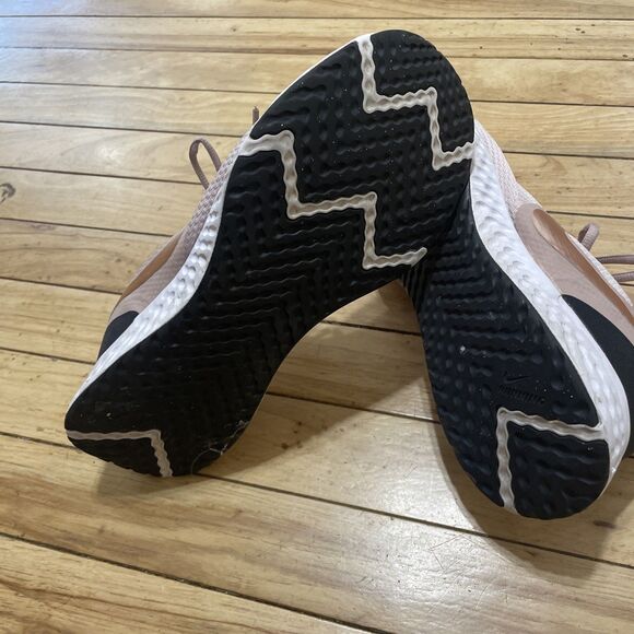 Nike Revolution Running Sneakers Pink Womens 10 Barely Rose Athletic Gym Workout - Picture 2 of 16